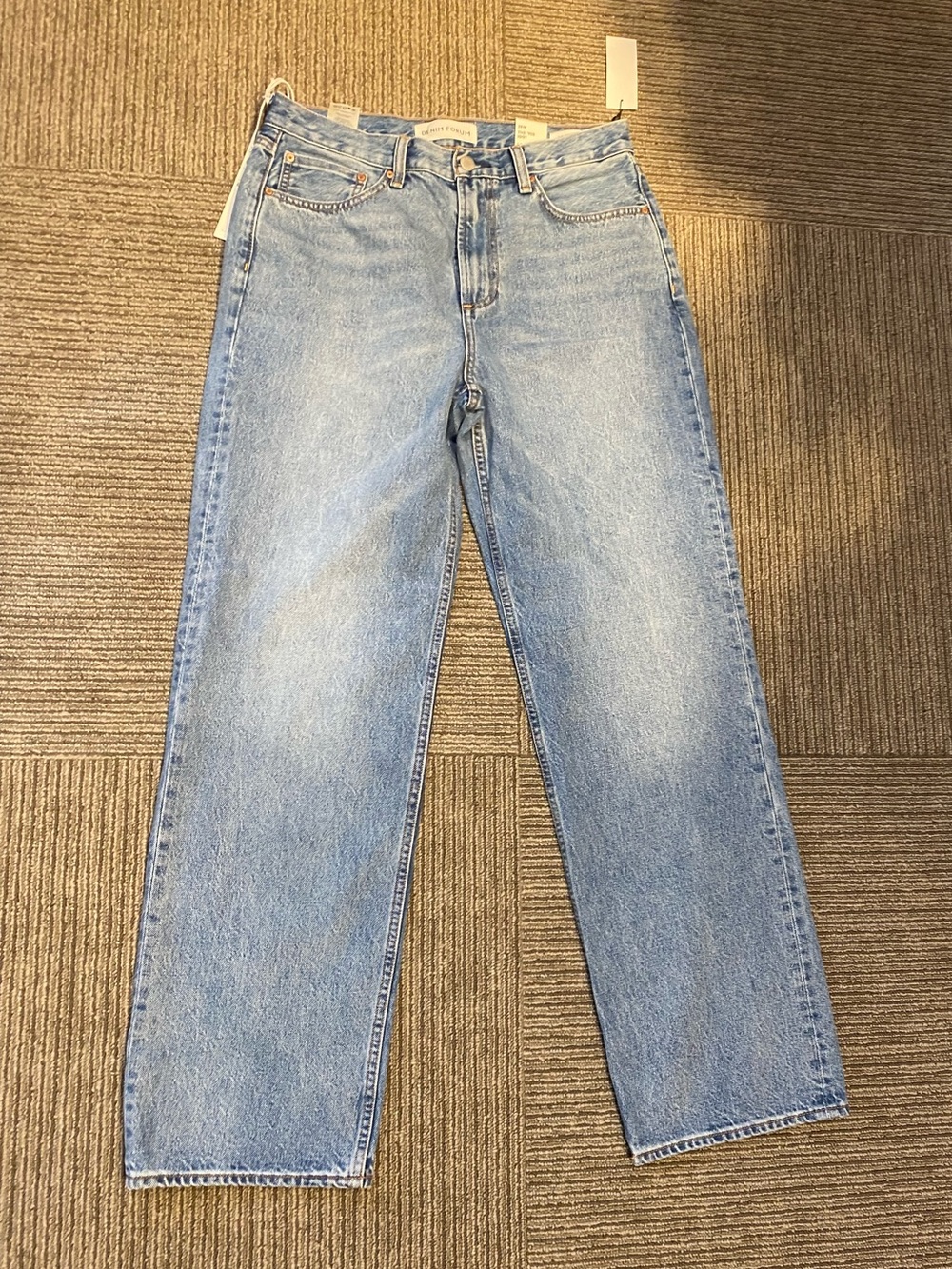 Denim Forum Light Blue 'The '90s Iggy' Baggy Jeans - Picture 1 of 3